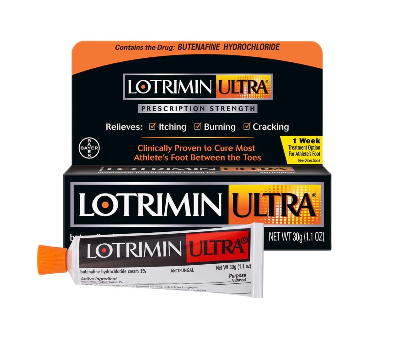 Lotrimin Ultra STRONGEST Antifungal Gel for Jock Itch, Athletes Foot