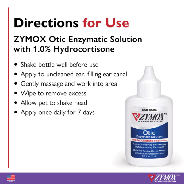 zymoxt otic ear drops directions for use